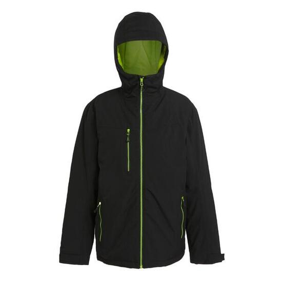 Veste Imperméable Homme (Noir / Vert Citron)