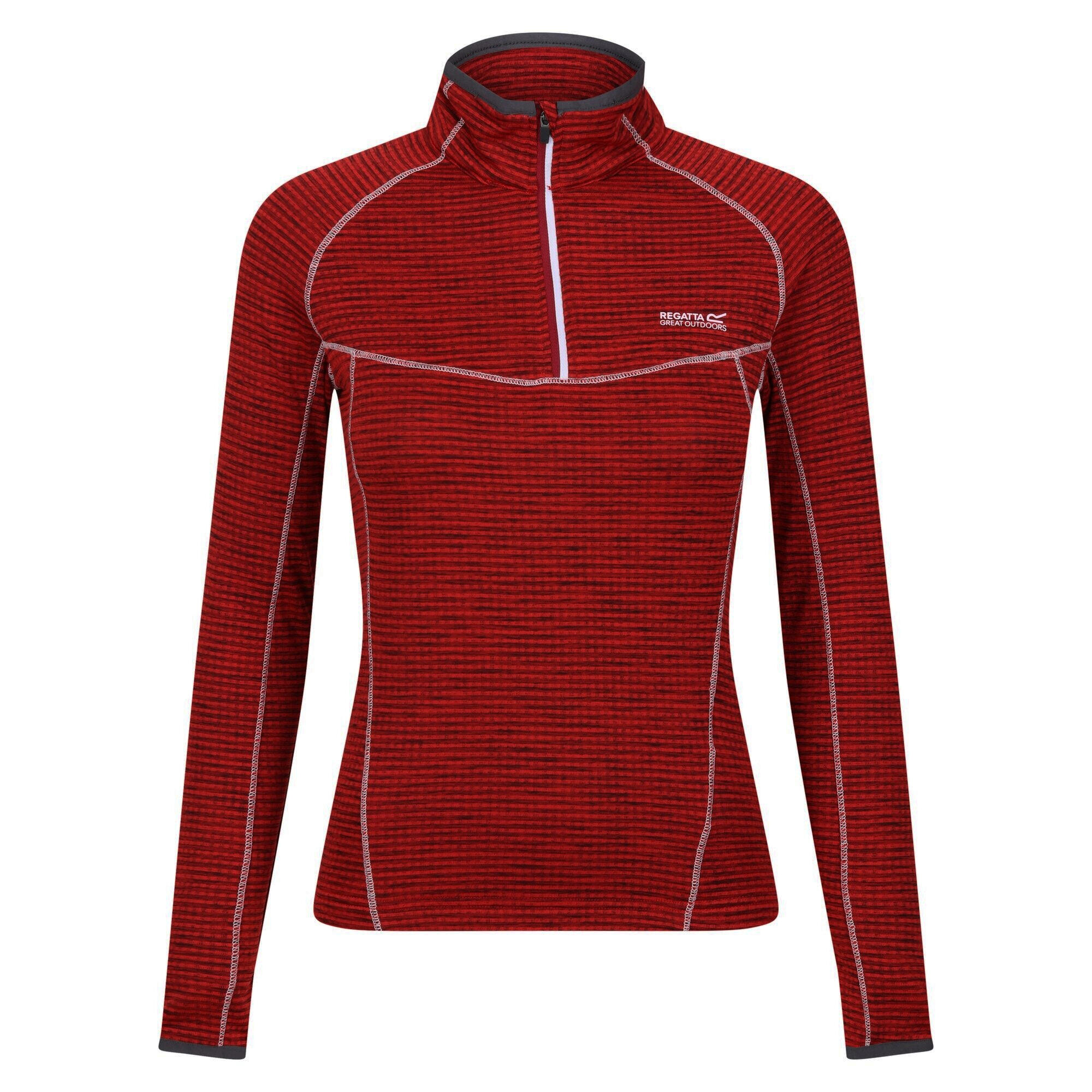 REGATTA Womens/Ladies Yonder Fleece Top (Rumba Red)