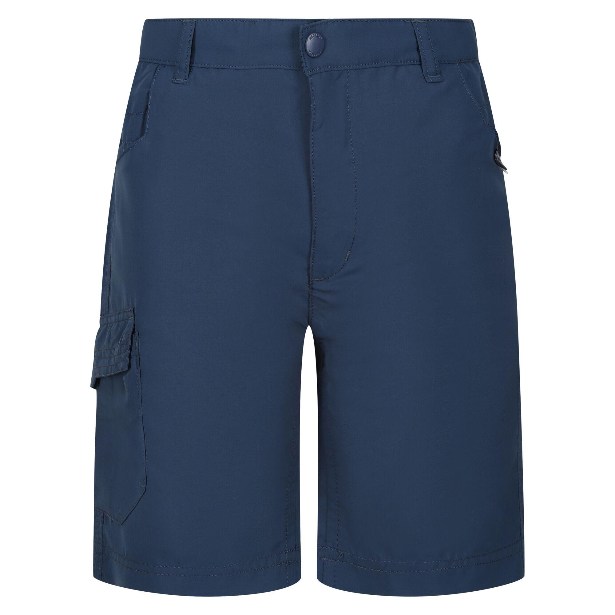 Childrens/Kids Sorcer II Shorts (Dusty Denim) 1/4