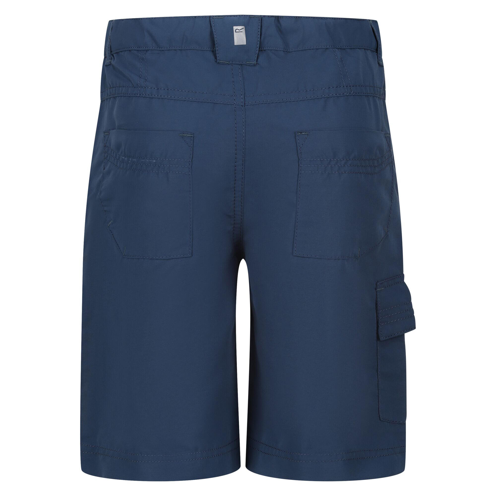 Childrens/Kids Sorcer II Shorts (Dusty Denim) 2/4