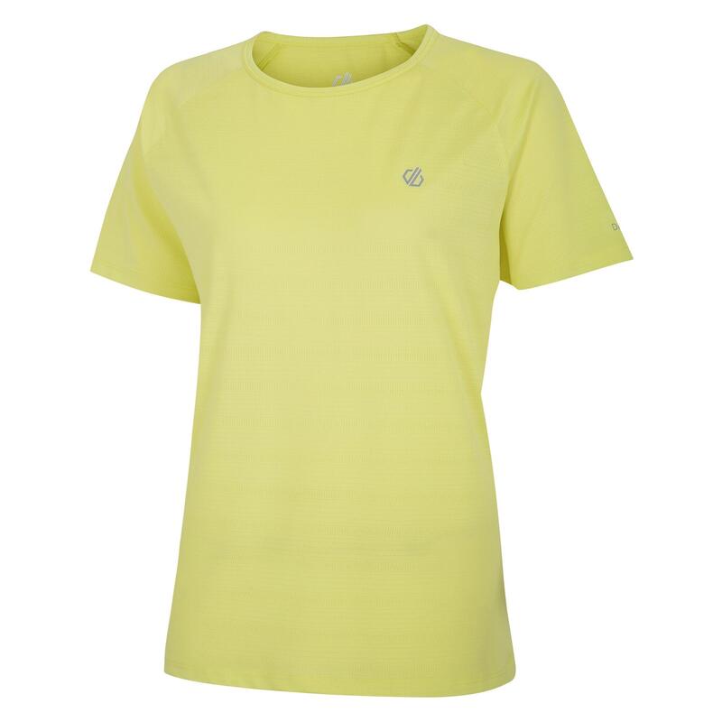 Camiseta Gravitate para Mujer Ciruelo Amarillo