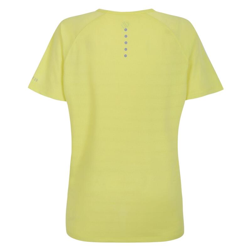 Camiseta Gravitate para Mujer Ciruelo Amarillo