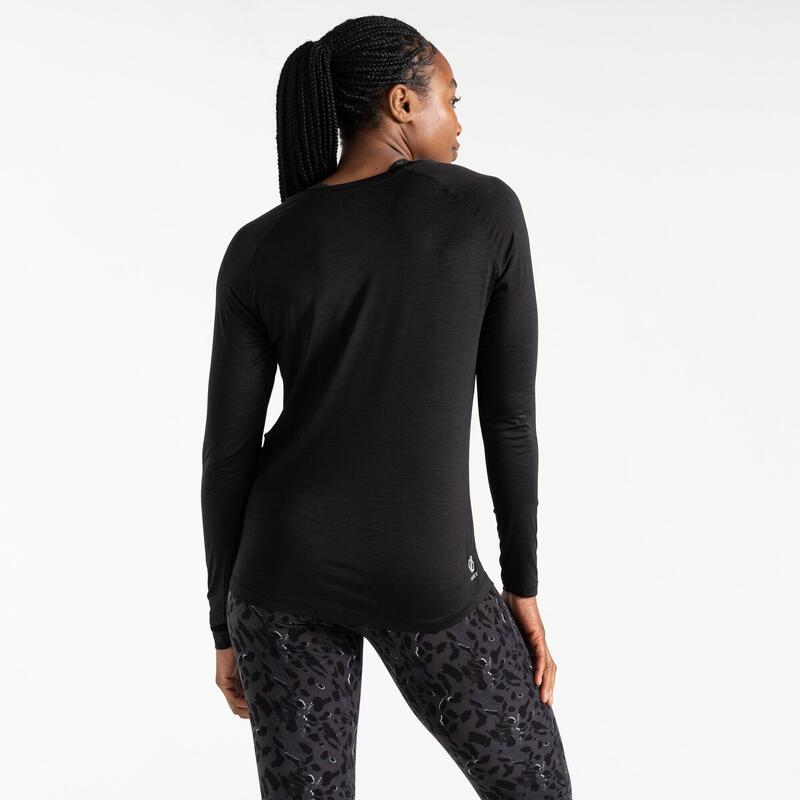 Discern Dames Yoga T-shirt - Zwart