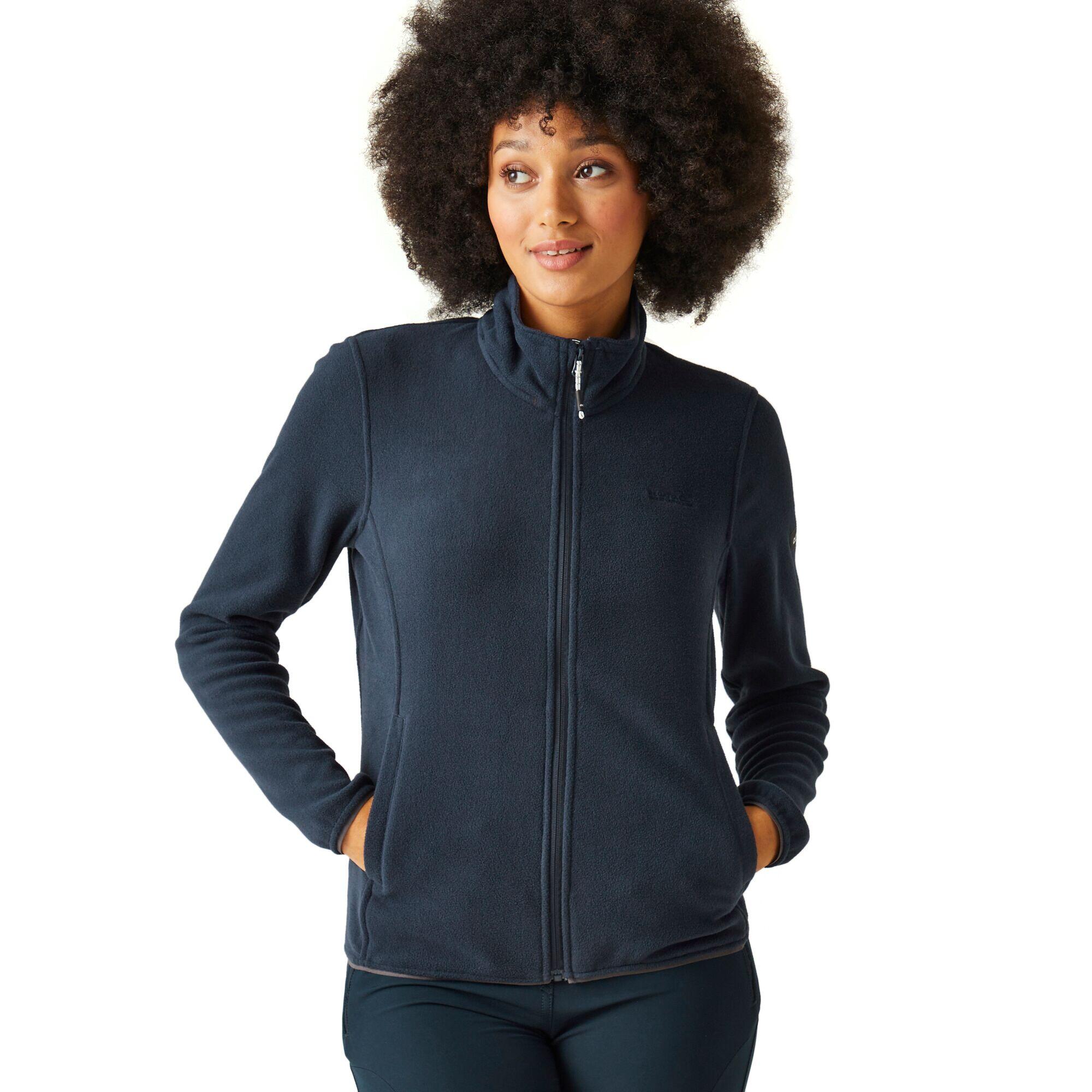 Womens/Ladies Clemence IV Full Zip Fleece (Navy) 4/5