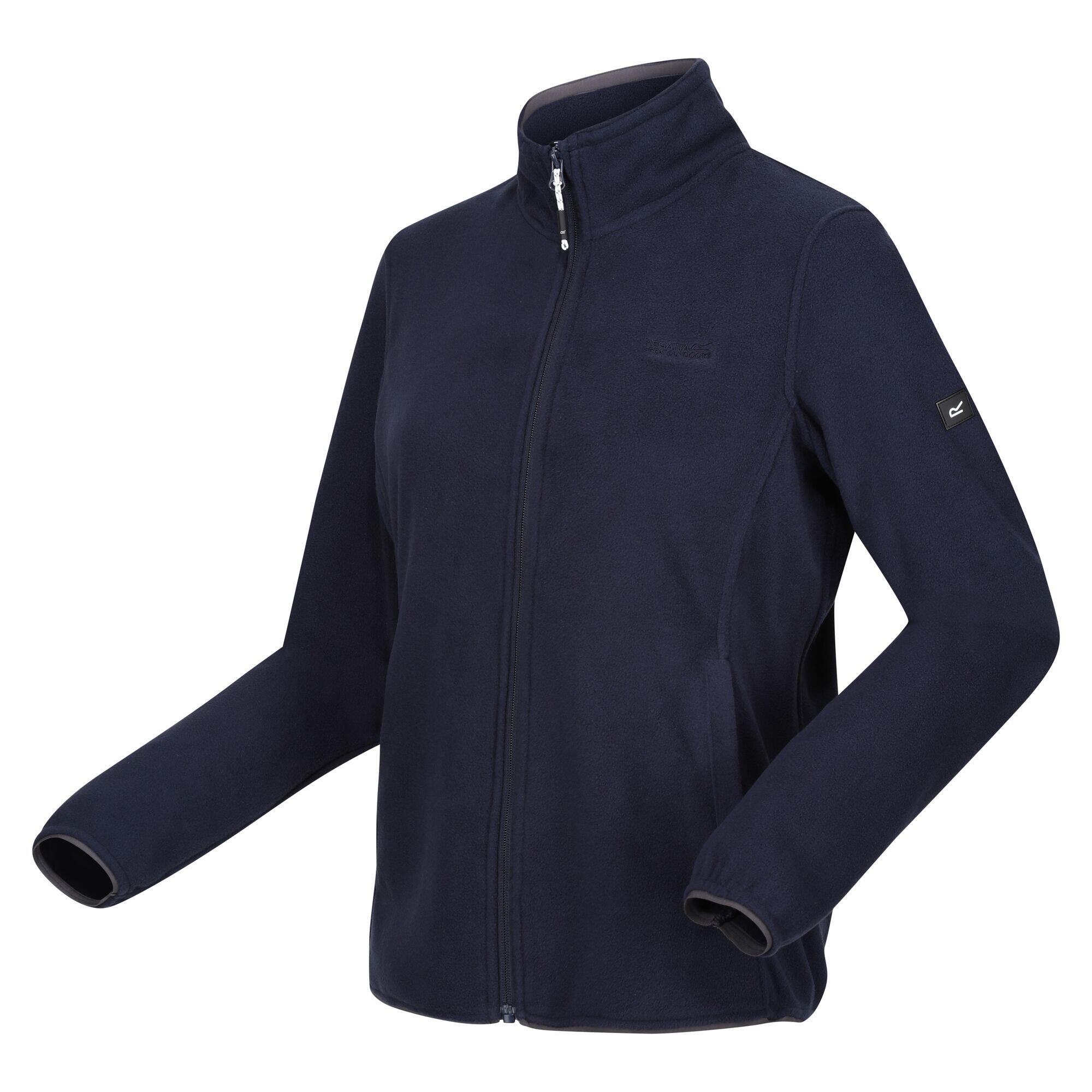 Womens/Ladies Clemence IV Full Zip Fleece (Navy) 3/5