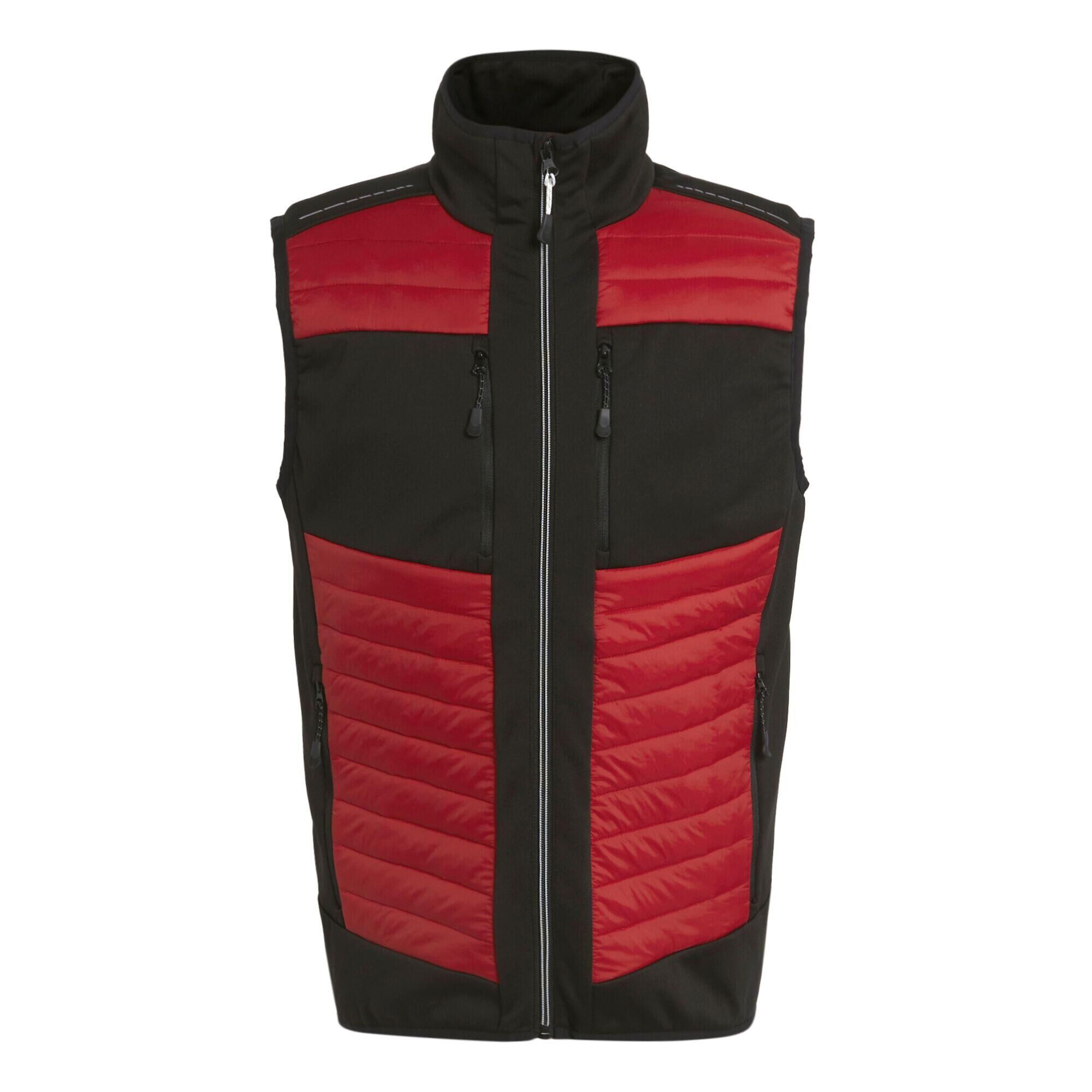 REGATTA Unisex Adult EVolve Thermal Hybrid Body Warmer (Classic Red/Black)