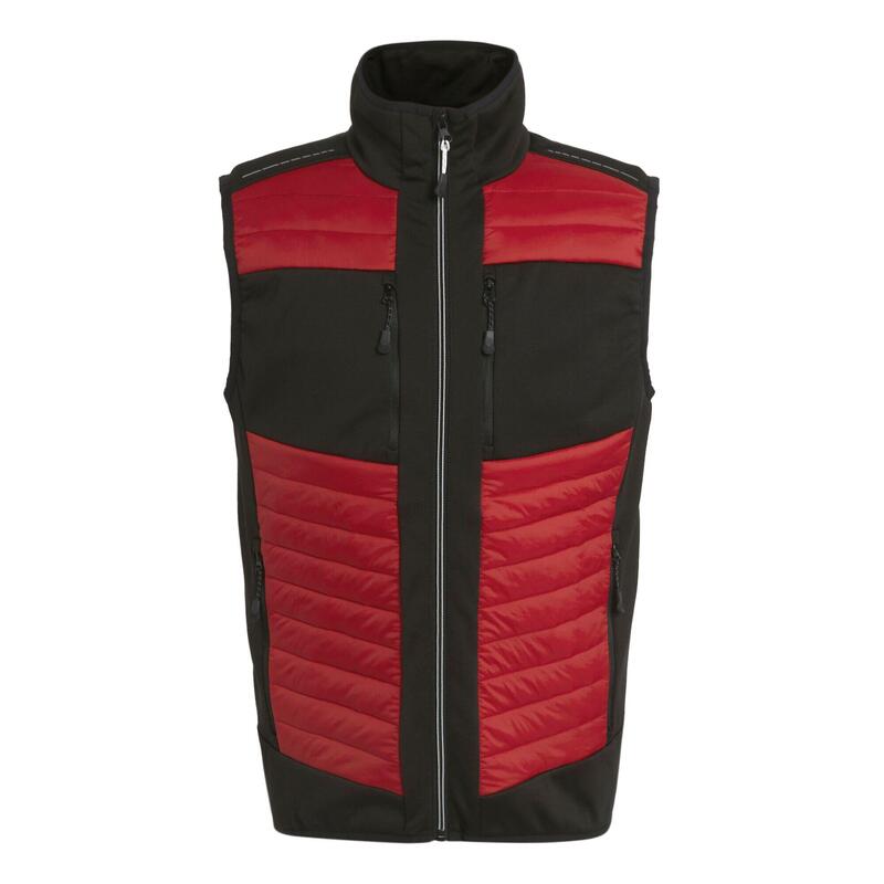 Veste Sans Manches Adulte (Rouge Classique / Noir)
