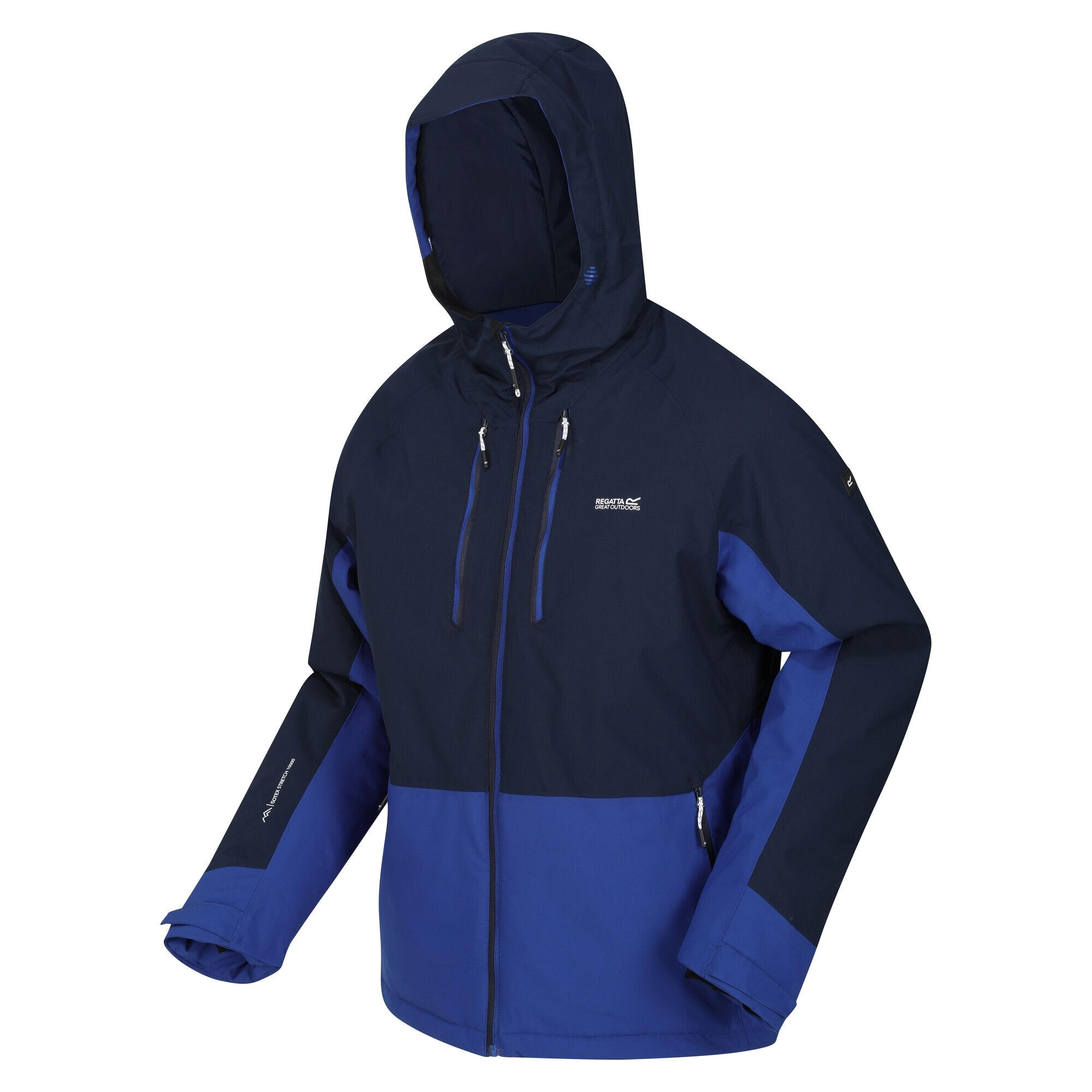 Mens Highton III Stretch Padded Jacket (Navy/New Royal) 3/5