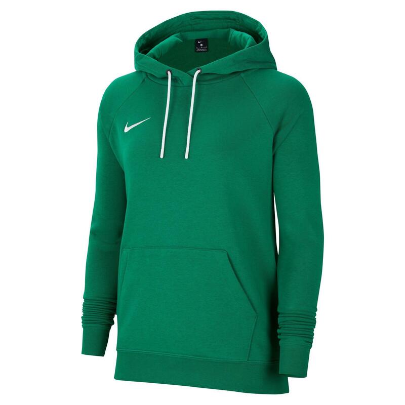 Felpa con cappuccio donna nike verde