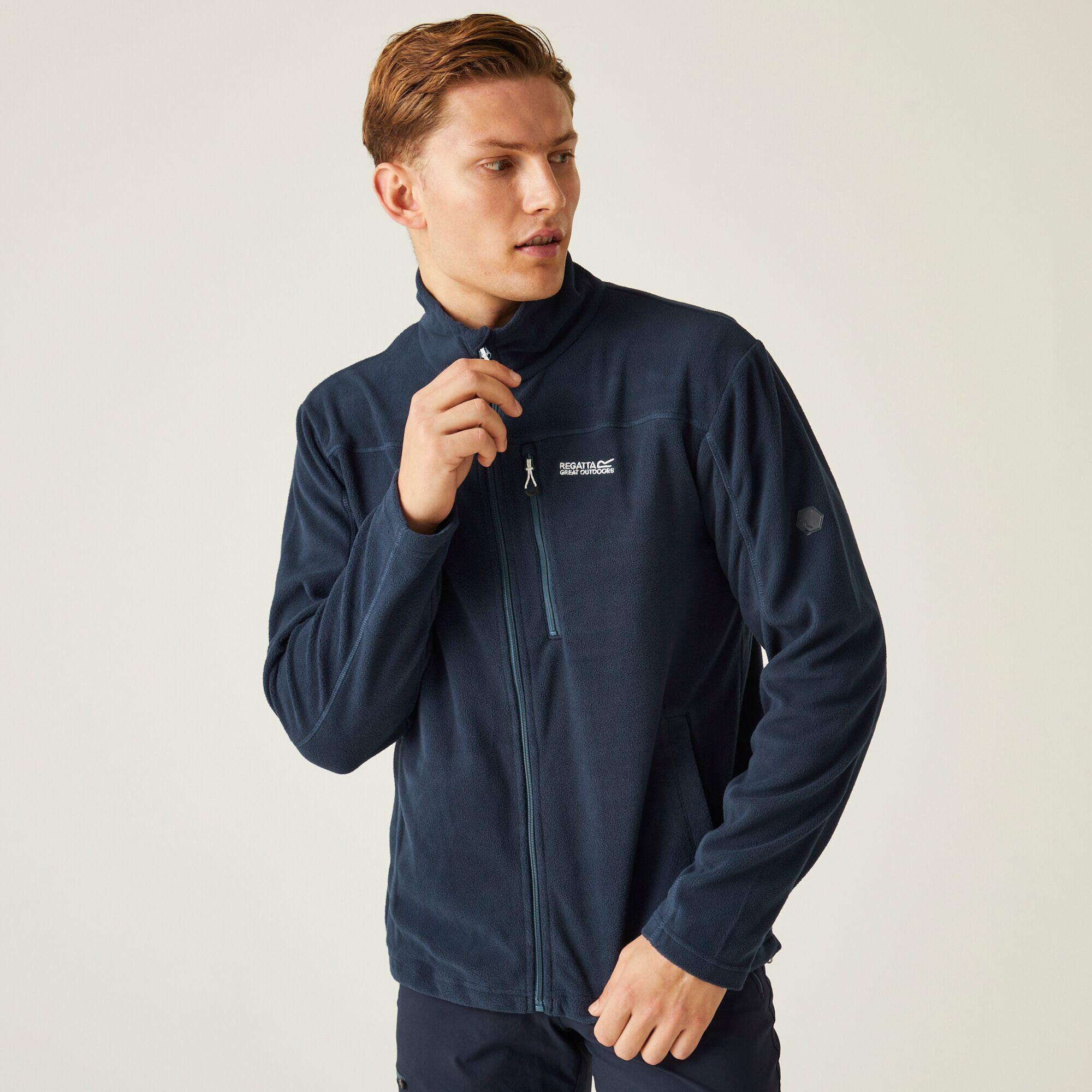 Fellard Polaire De Marche Zippé Pour Homme - Marine