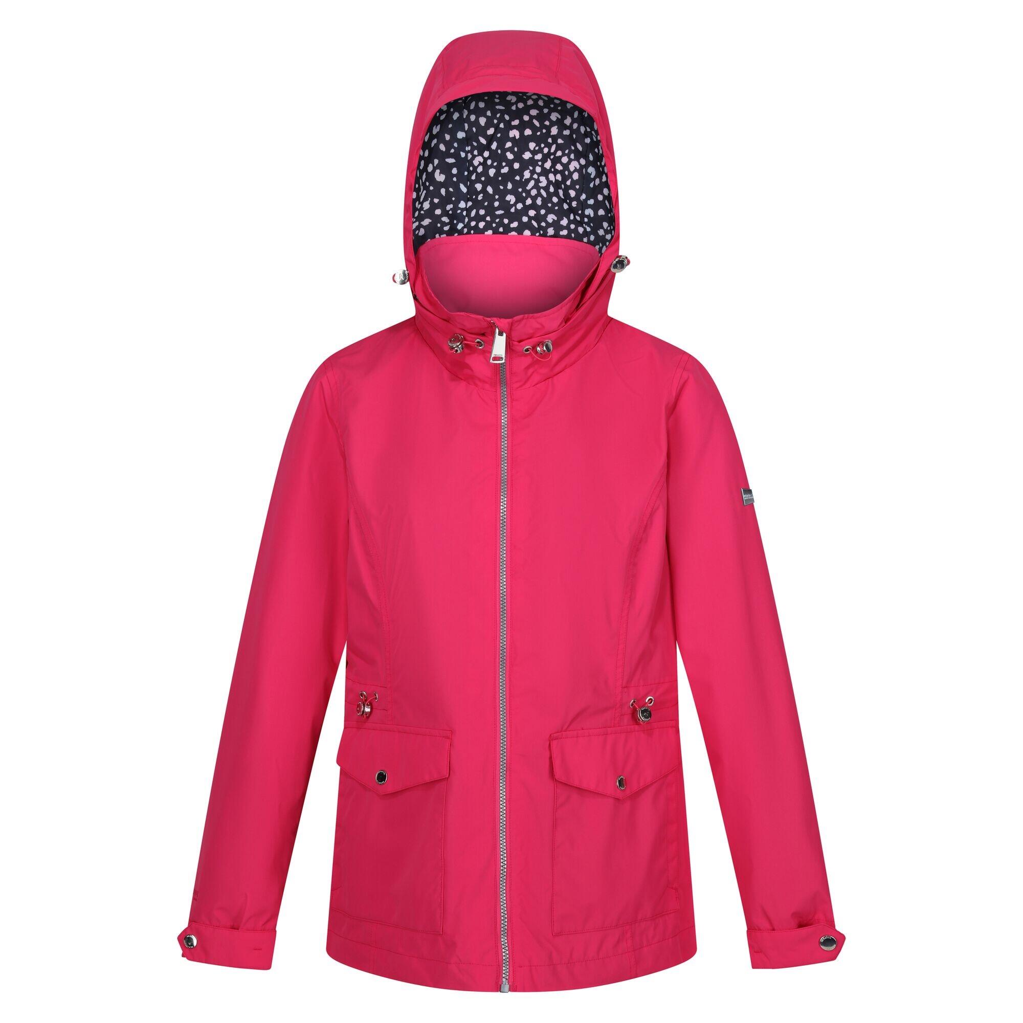 Womens/Ladies Navassa Waterproof Jacket (Hot Pink) 1/5