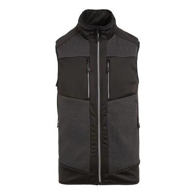 Stretch bodywarmer voor heren (as/zwart)