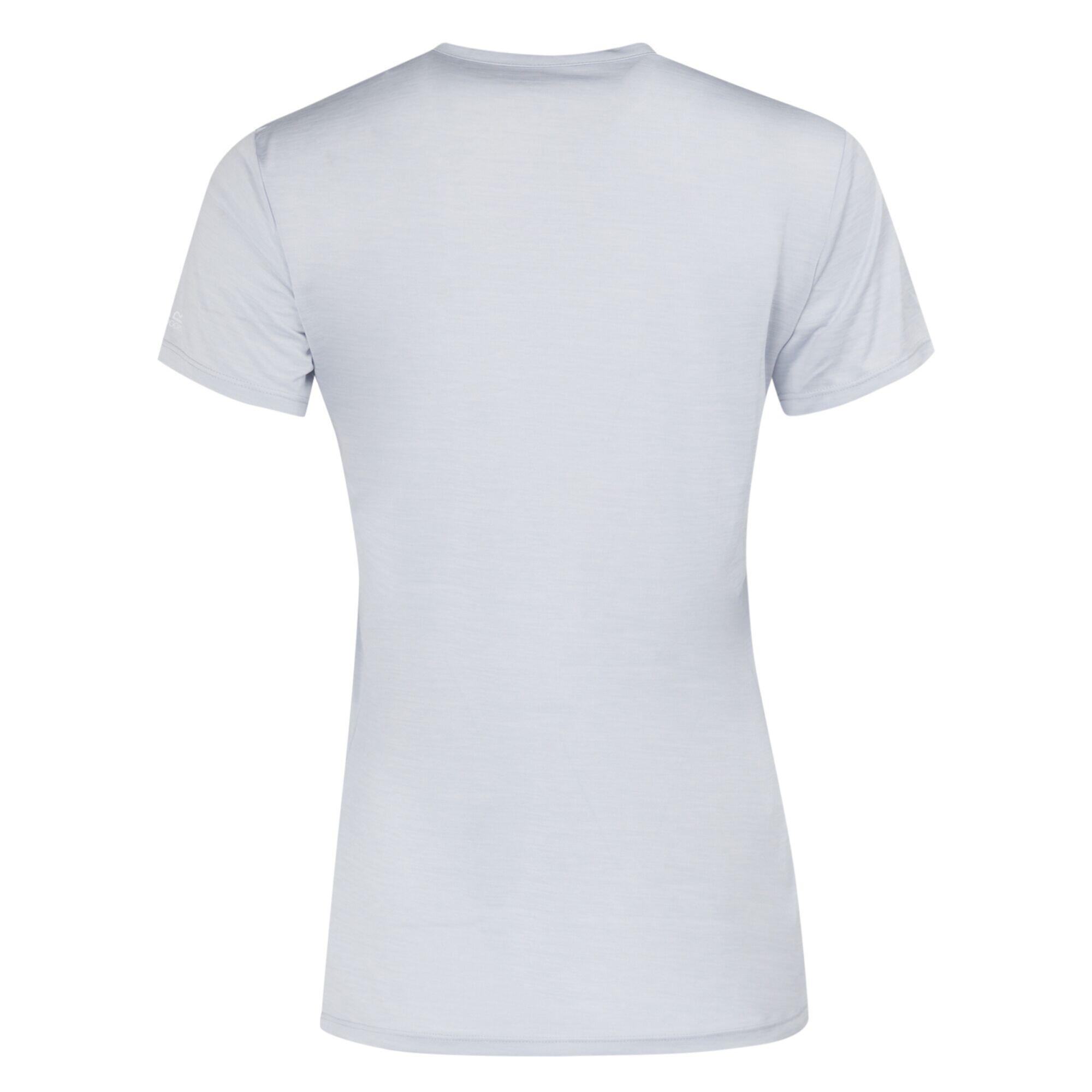 Womens/Ladies Fingal VIII Logo Marl TShirt (Cyberspace) 2/5