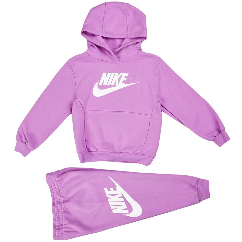 Tuta bambina nike club fleece - rosa