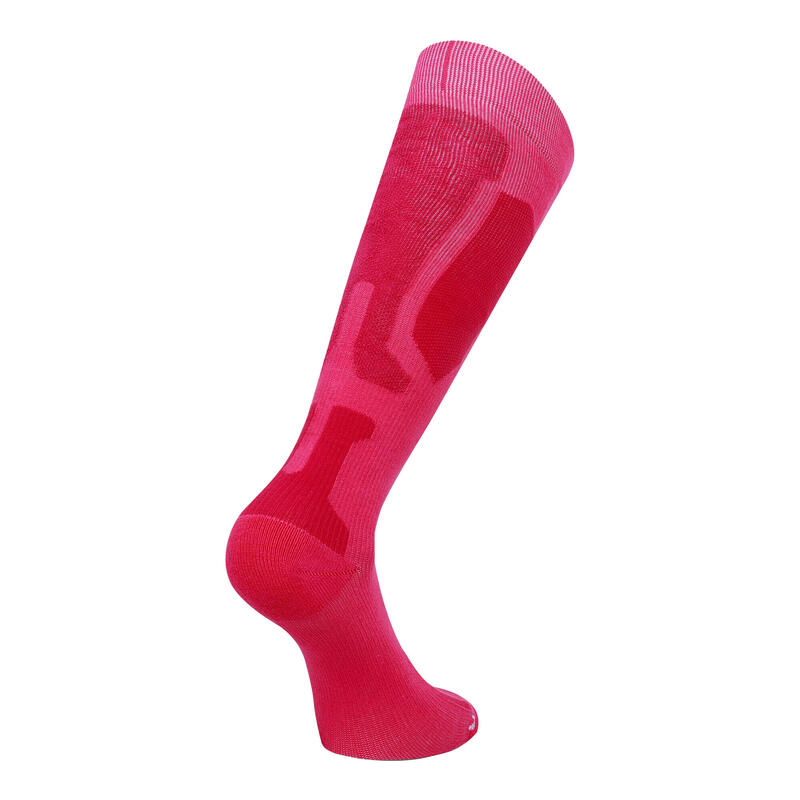 Meias de Ski Performance Premium Mulher Rosa puro/Vermelho boudoir