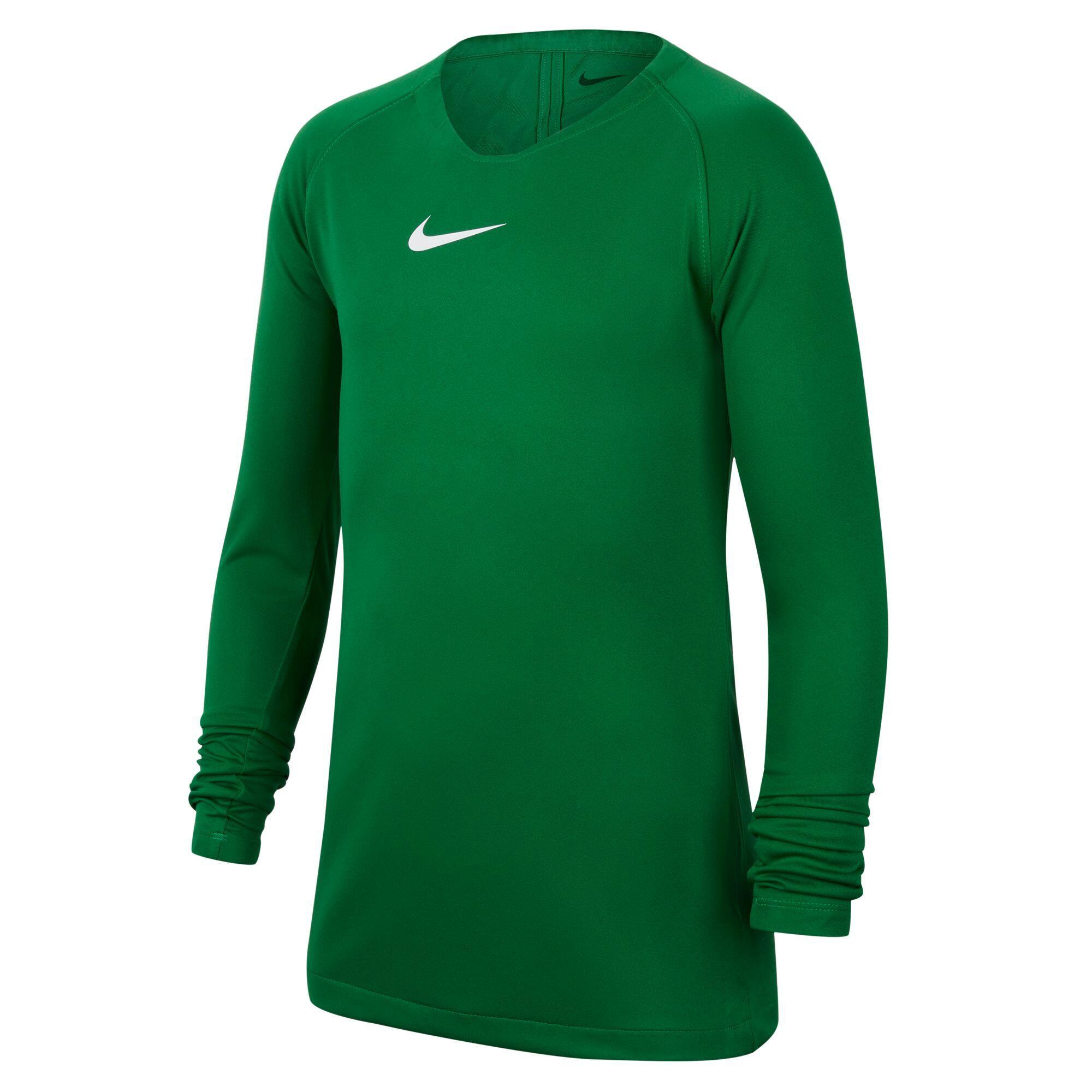 Nike - T-shirt Football Garçons Nike Jr Dry Park First Layer - Sous Maillot Manche Longue - Vert - 140 - Decathlon