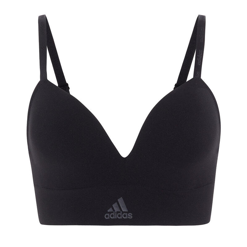 adidas Brassière en coton Purebare Maintien léger Noir- JD Sports France