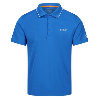 Heren maverick v actief poloshirt (zilvergrijs)