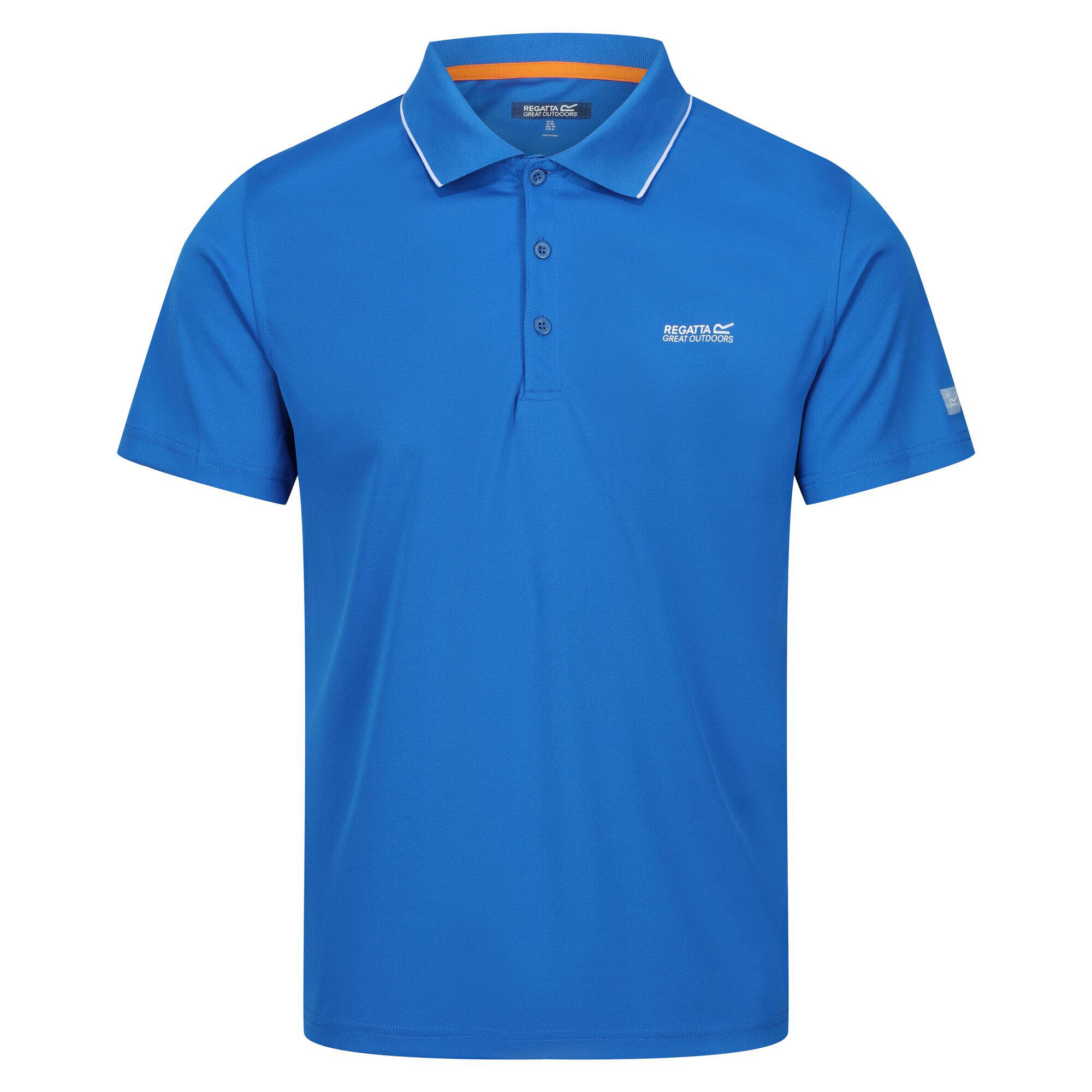Mens Maverick V Active Polo Shirt (Oxford Blue) 1/5