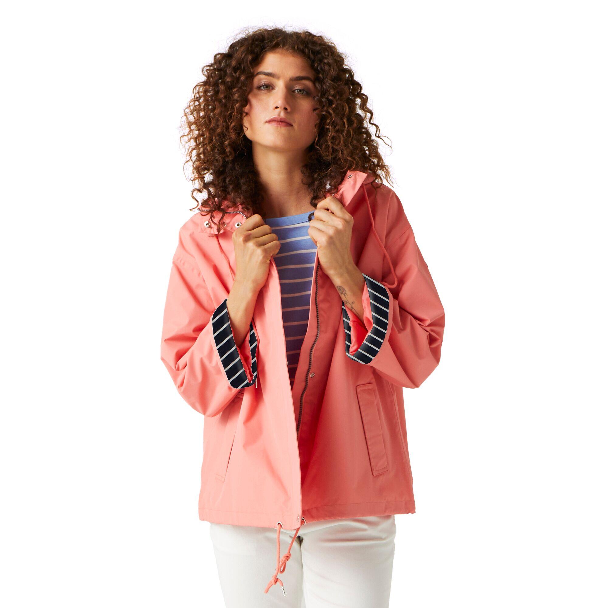 Womens/Ladies Giovanna Fletcher Sarika Waterproof Jacket (Shell Pink) 4/5
