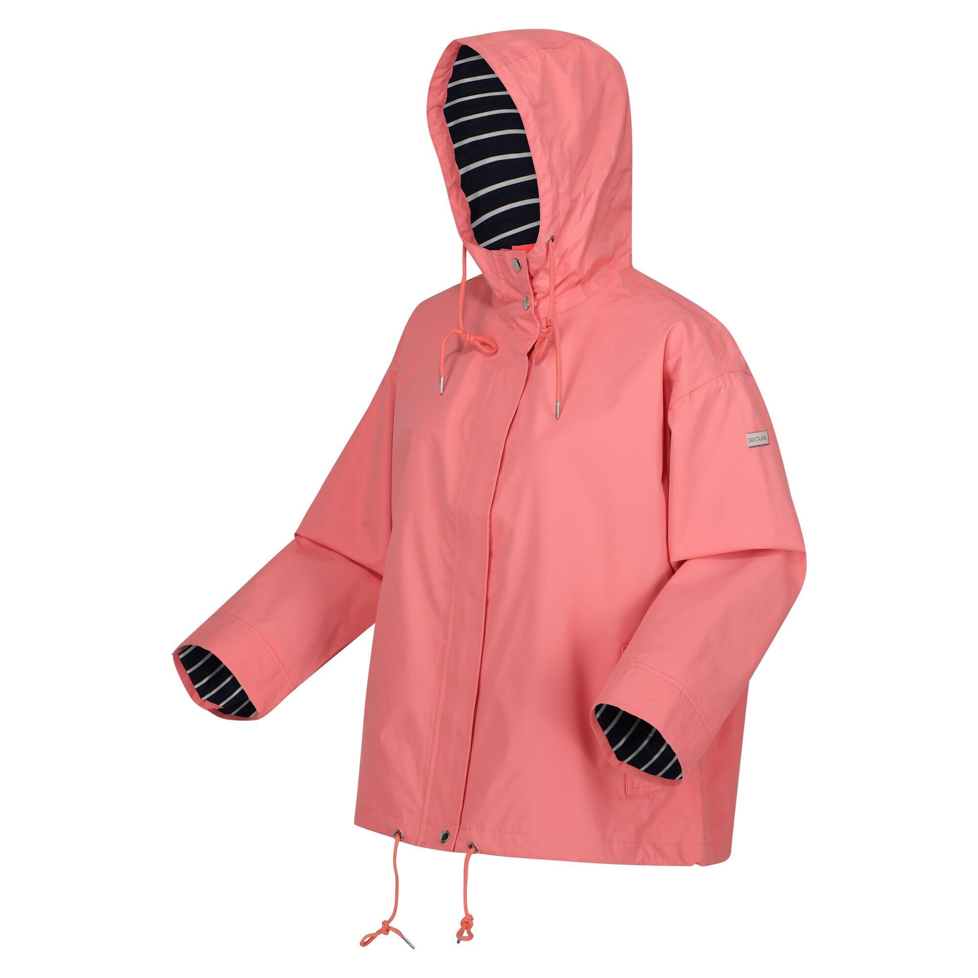 Womens/Ladies Giovanna Fletcher Sarika Waterproof Jacket (Shell Pink) 3/5