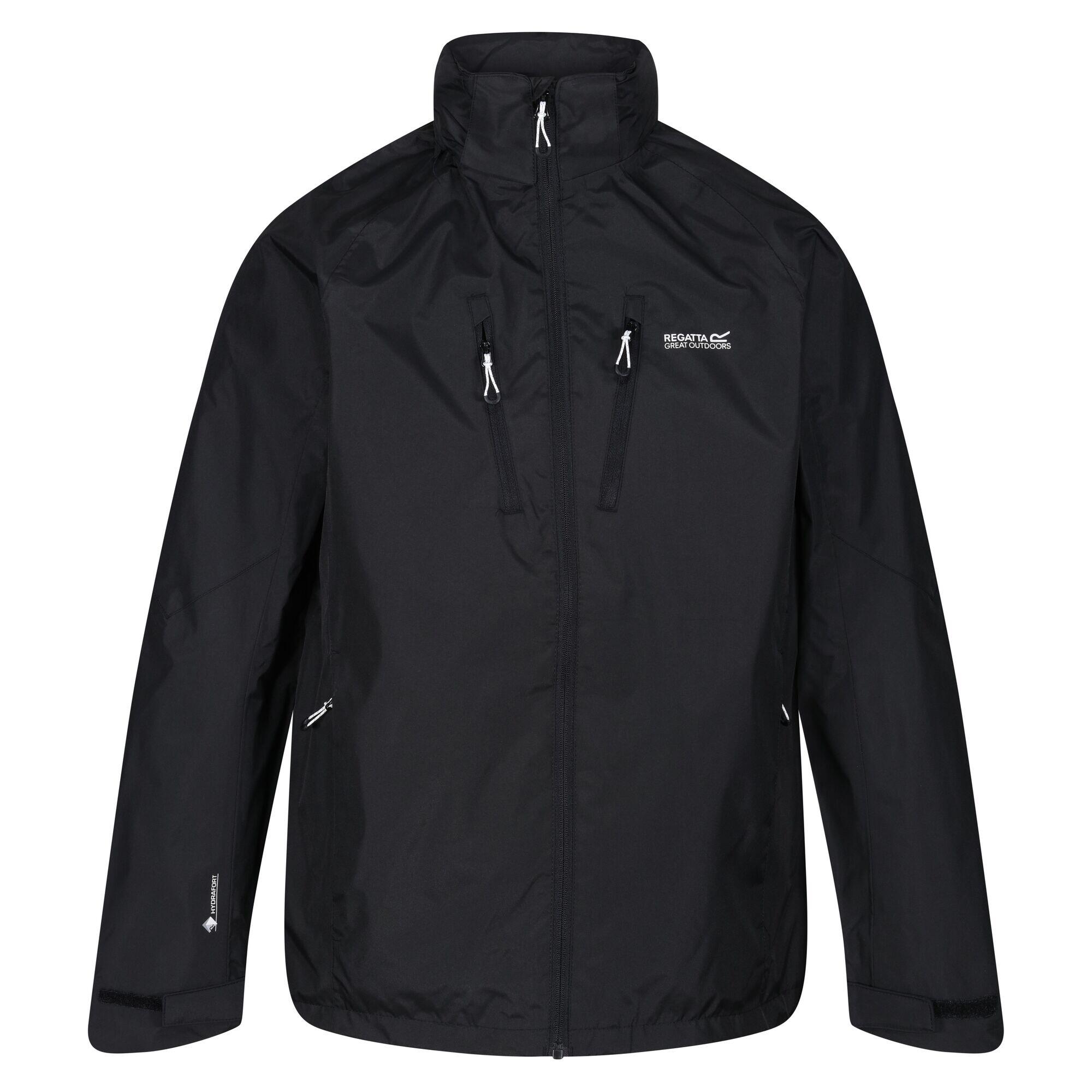 REGATTA Mens Calderdale V Waterproof Jacket (Black)