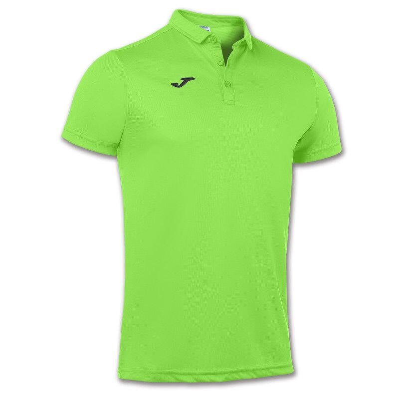 Polo manches courtes Homme Joma Hobby vert fluo