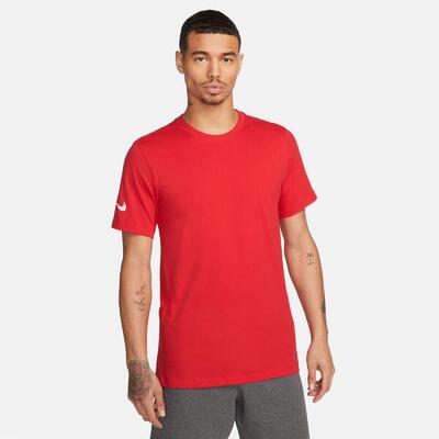 Nike park20 heren t-shirt in rood/wit - 2xl. korte mouwen