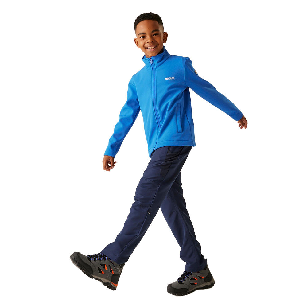 Childrens/Kids Cera Soft Shell Jacket (Oxford Blue) 4/5