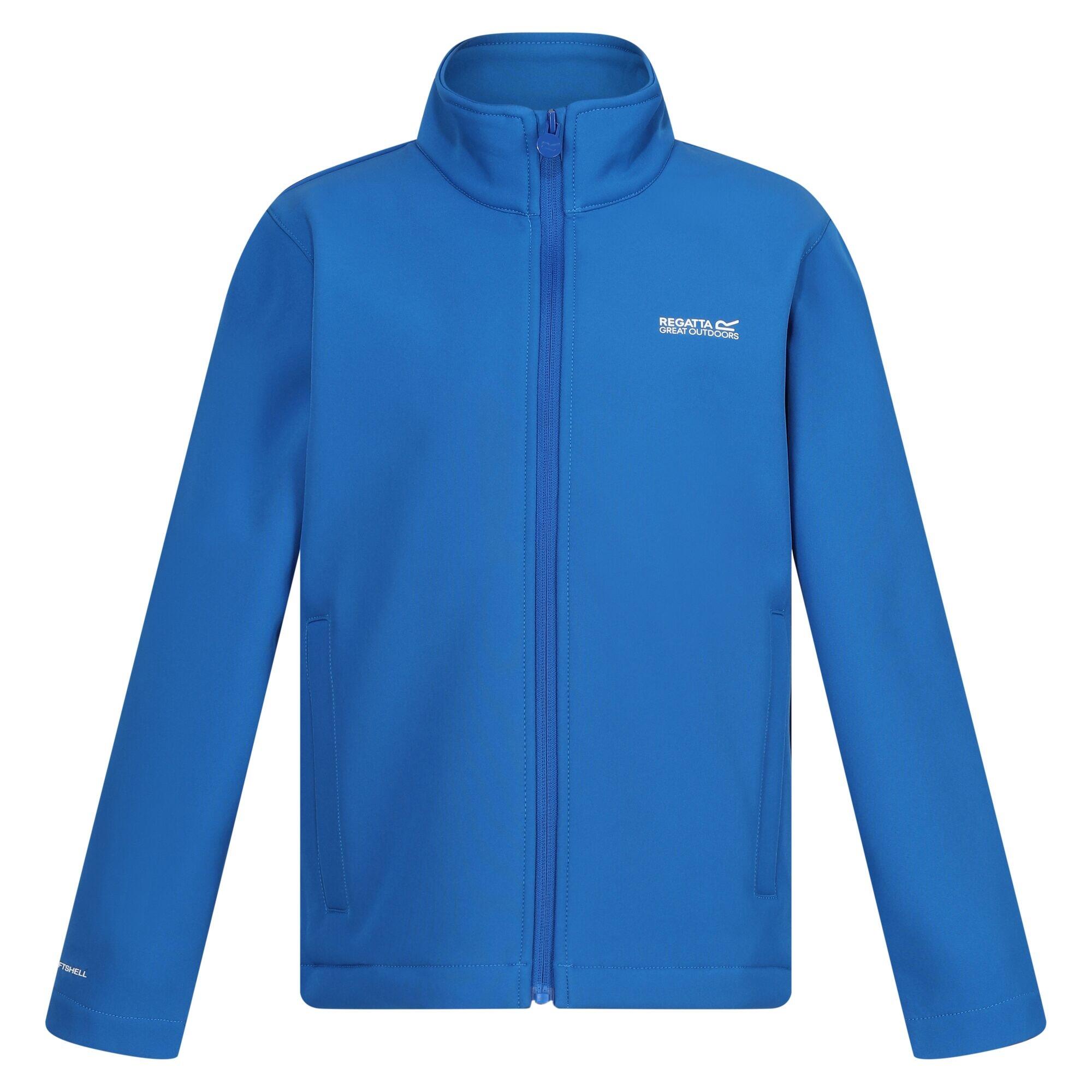 REGATTA Childrens/Kids Cera Soft Shell Jacket (Oxford Blue)