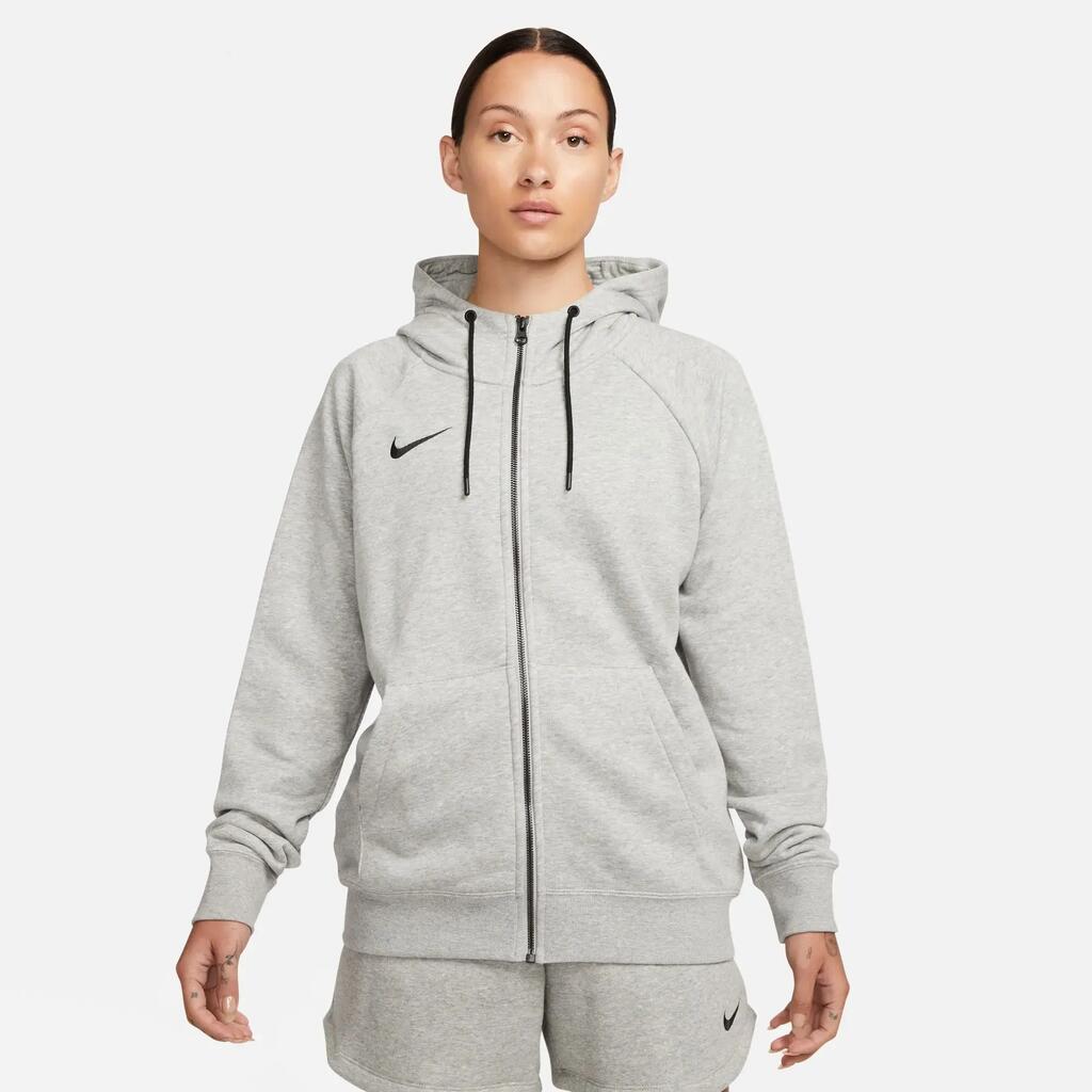Womens/Ladies Park 20 Full Zip Hoodie (Grey/Black)