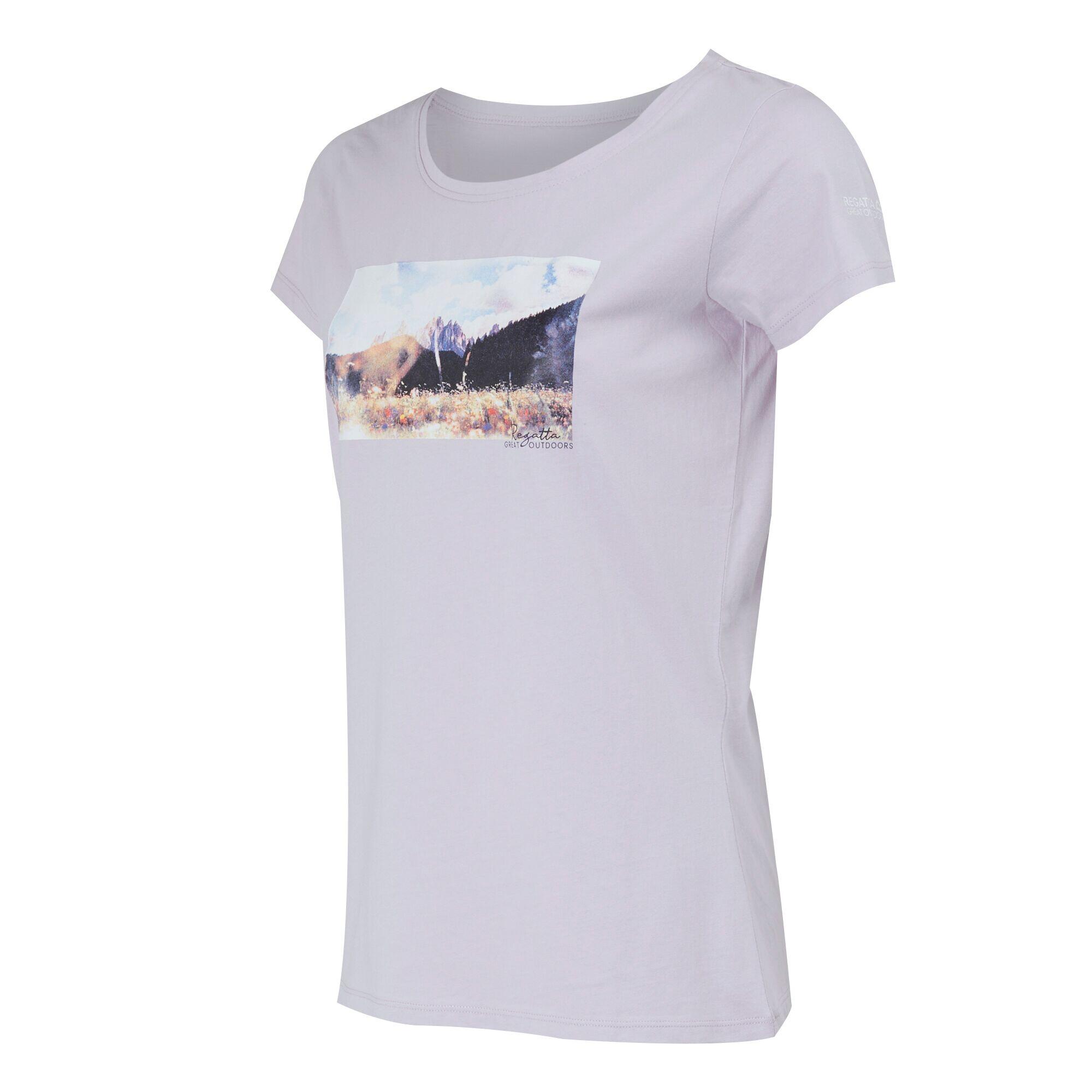 Women's BREEZED T-shirt (Pale lilac)