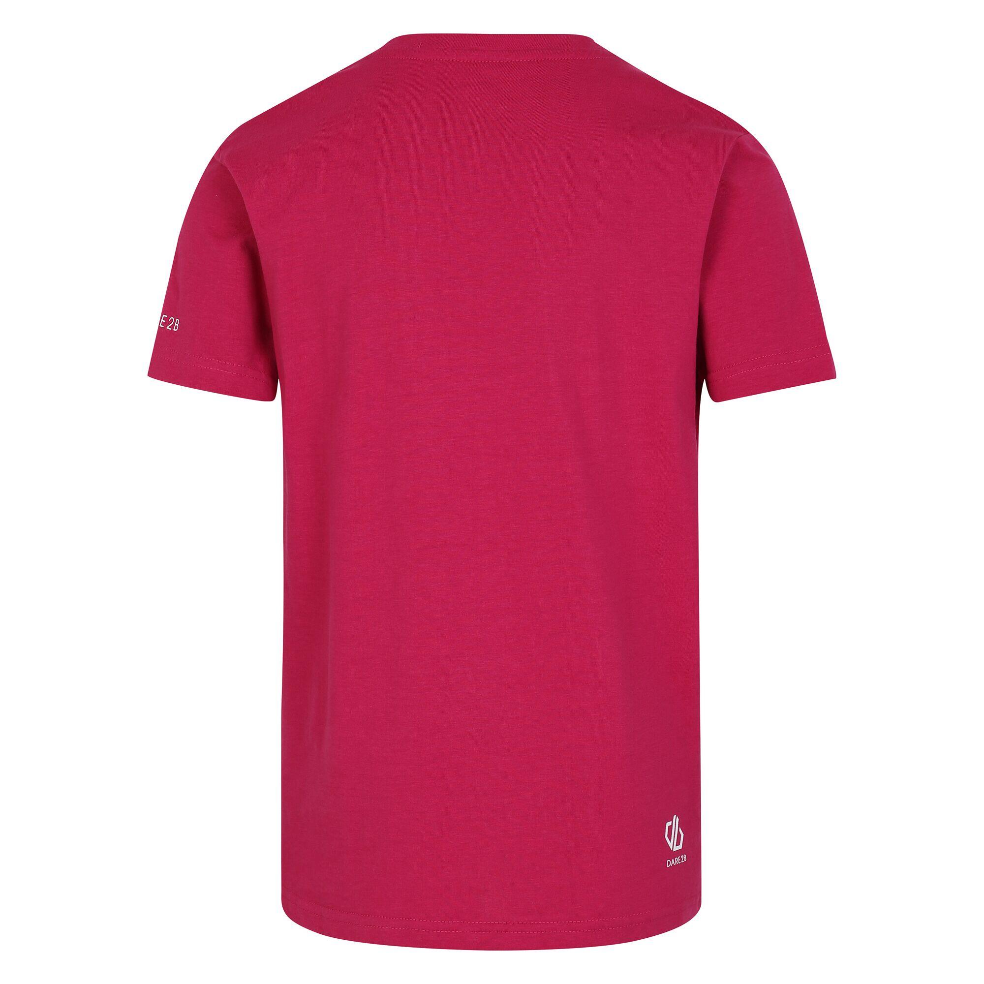 Childrens/Kids Trailblazer II Happy TShirt (Berry Pink) 2/5