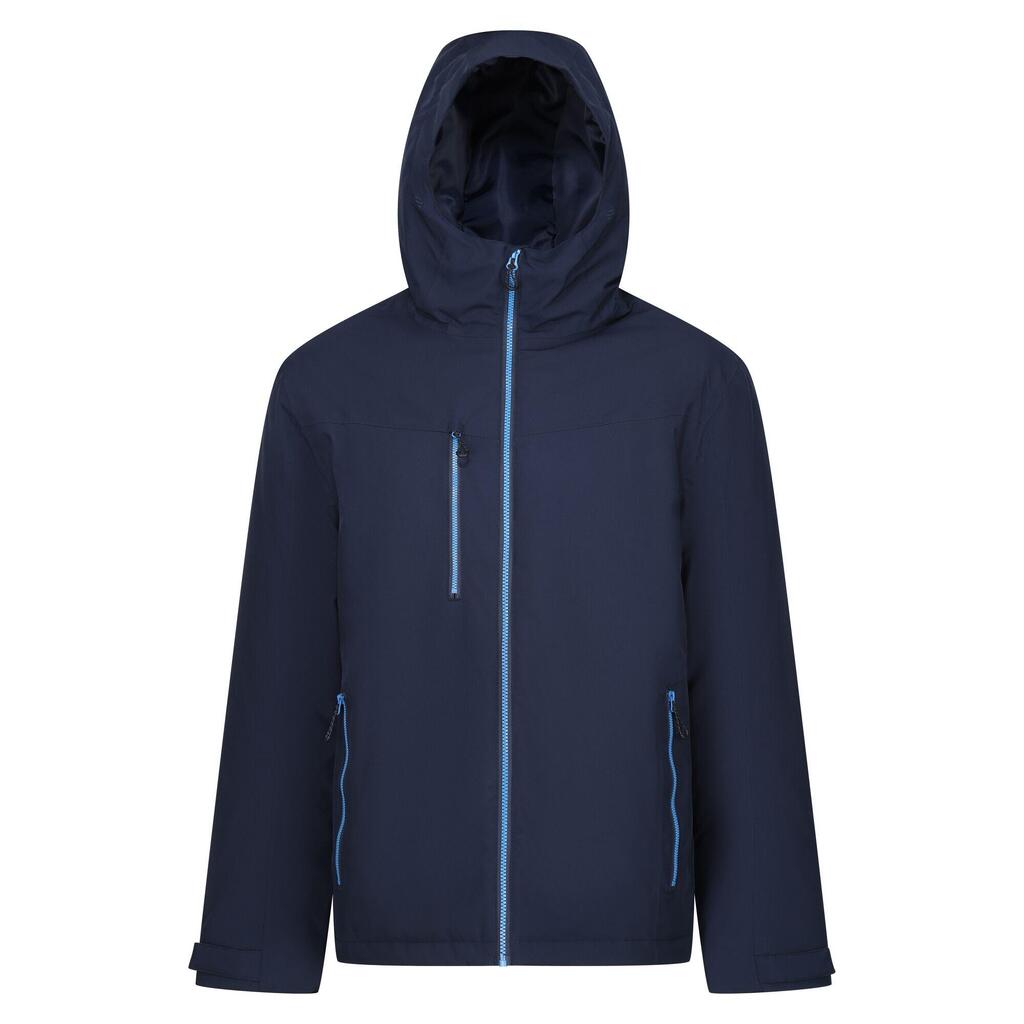 Mens Insulated Waterproof Jacket (Navy/French Blue)