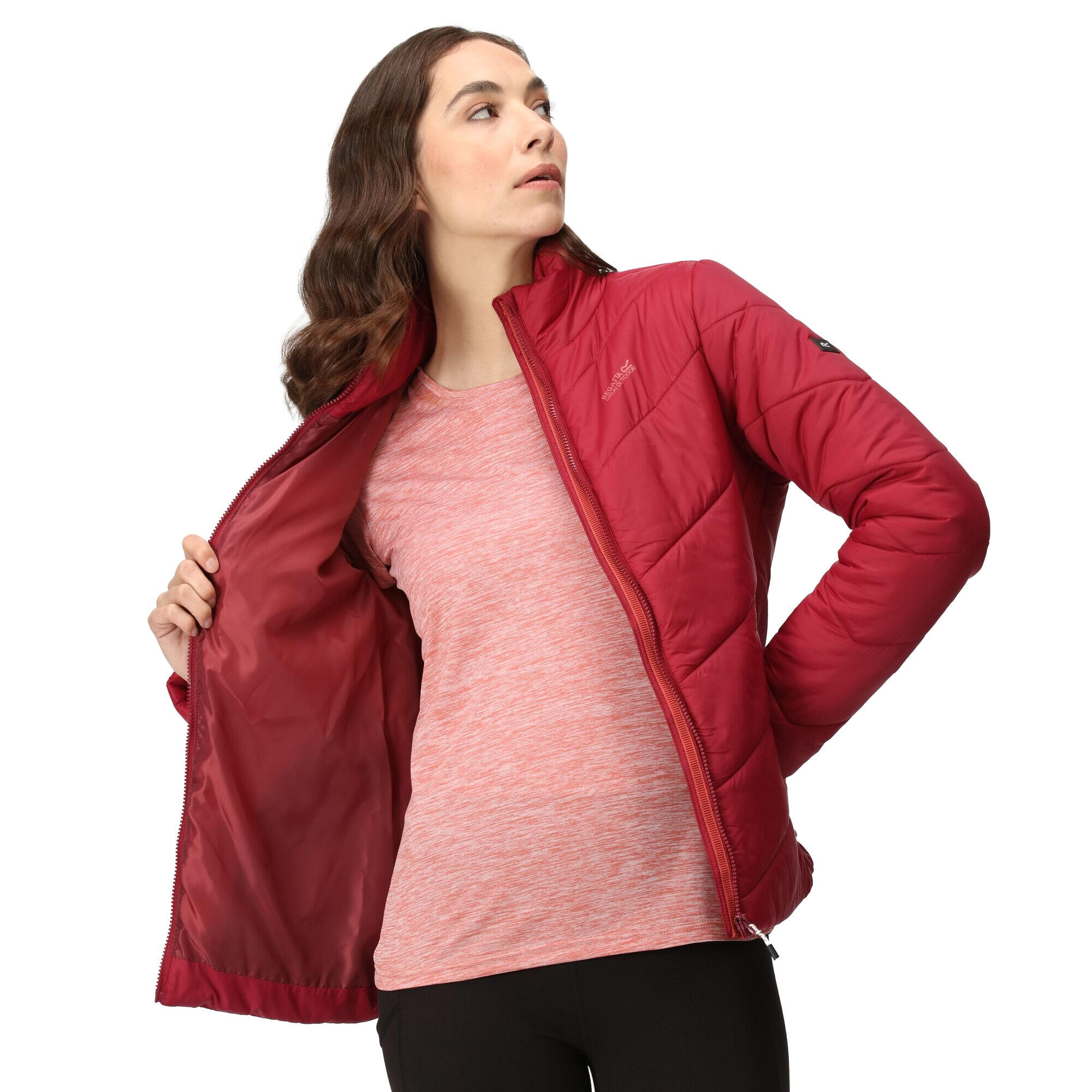 Womens/Ladies Freezeway IV Insulated Padded Jacket (Rumba Red) 4/5