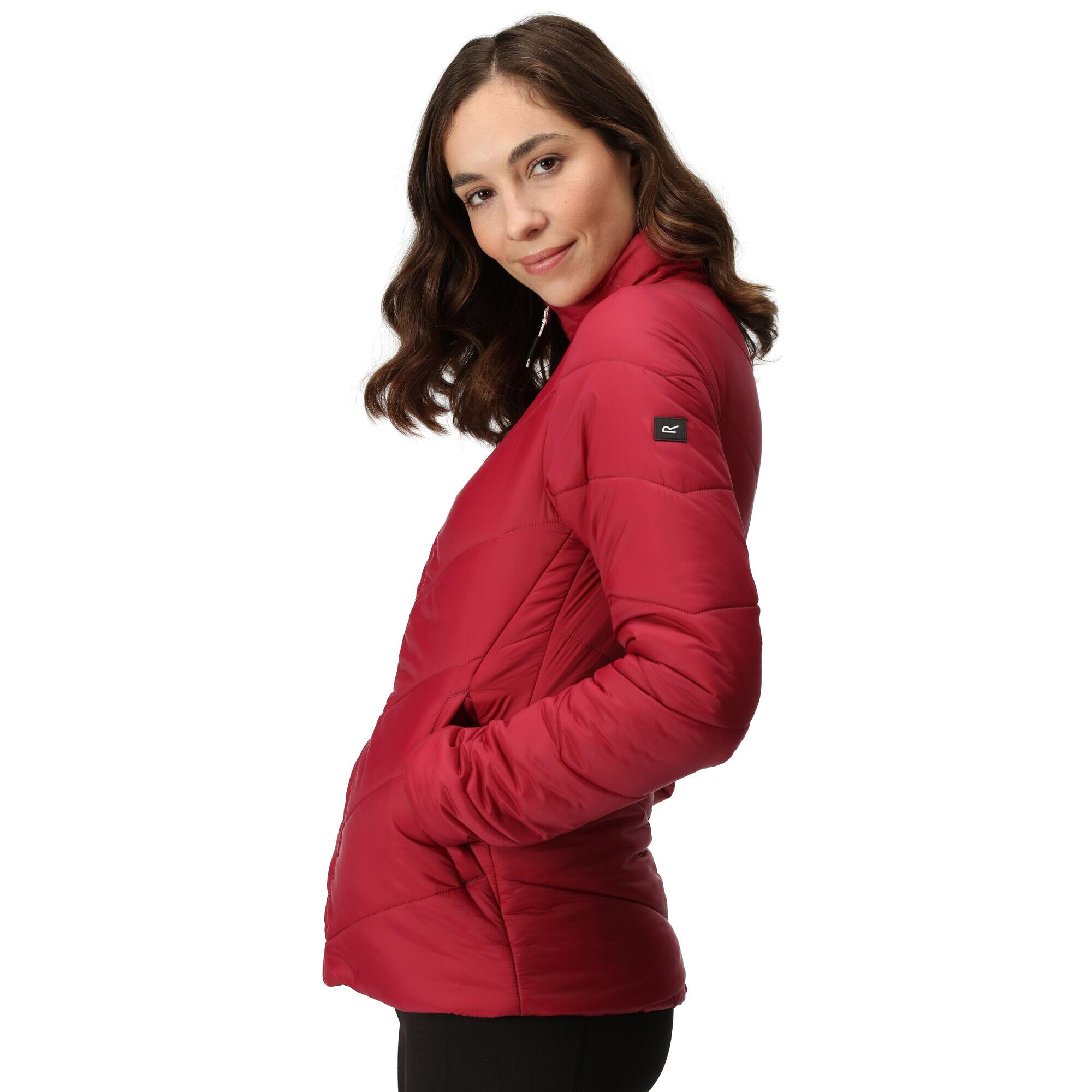 Womens/Ladies Freezeway IV Insulated Padded Jacket (Rumba Red) 3/5
