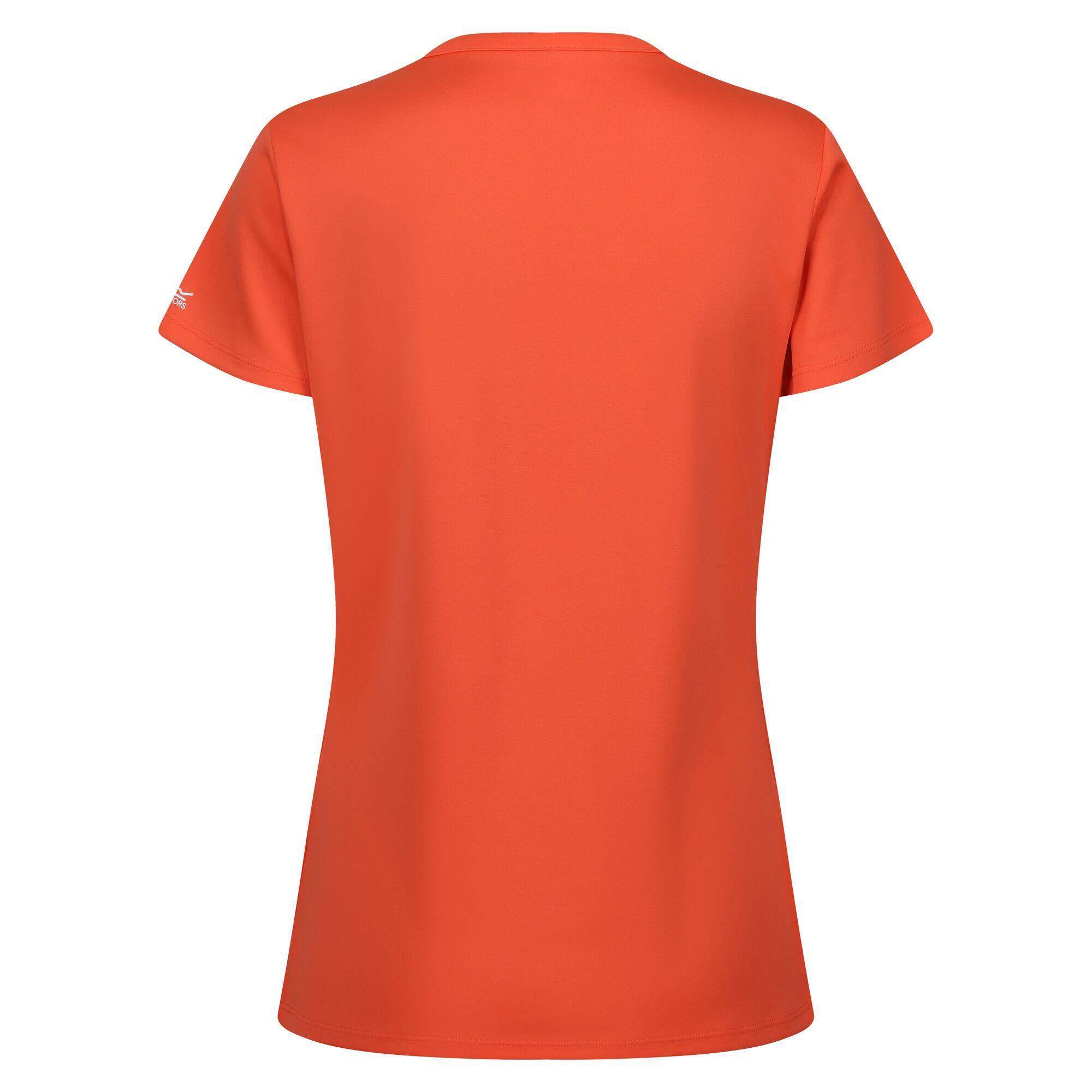 Womens/Ladies Fingal VIII Mountain TShirt (Satsuma) 2/5