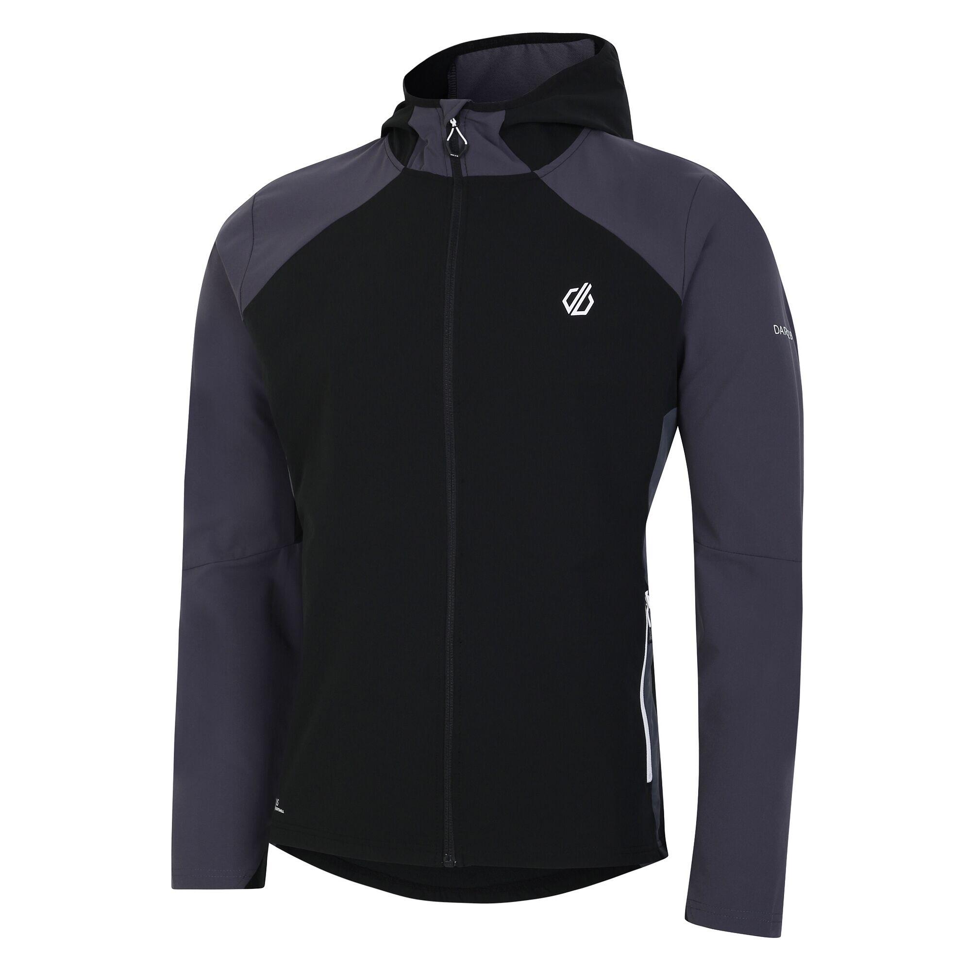 LATITUDINAL Men's softshell jacket (Black / Anthracite)