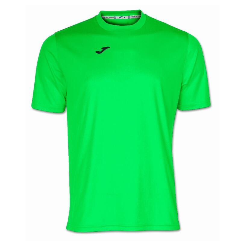 T-Shirt Manga Curta Futebol Homem Joma Combi Verde Fluor