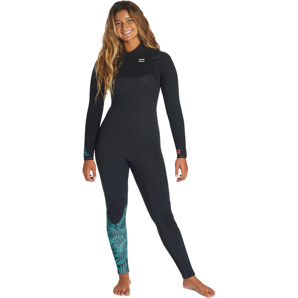 BILLABONG Women's Furnace Comp 5/4mm Chest Zip Wetsuit