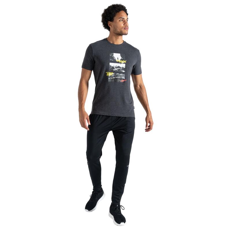 "Movement II" TShirt für Herren Holzkohle