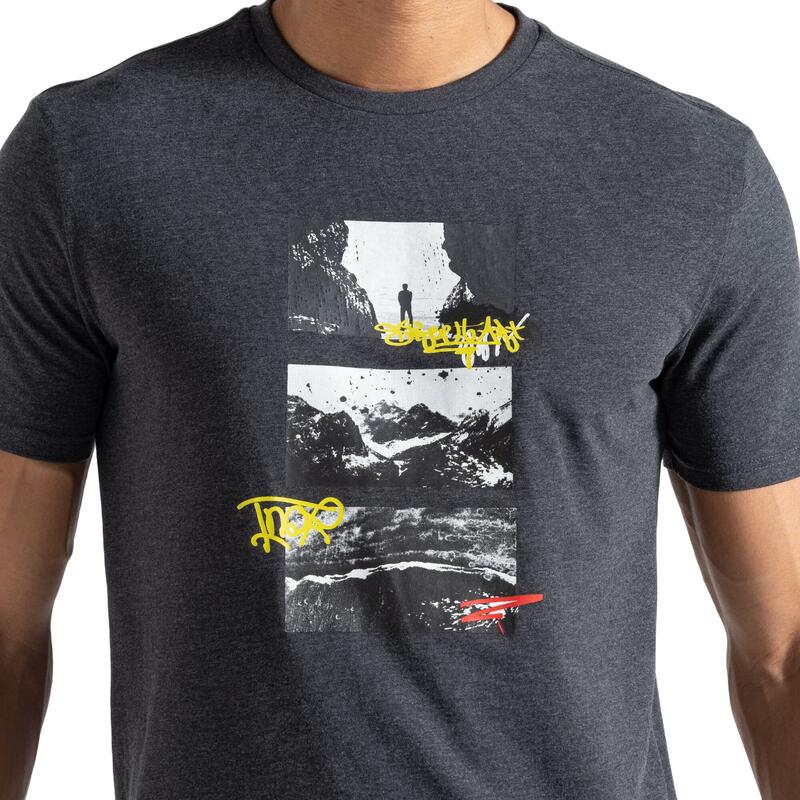 "Movement II" TShirt für Herren Holzkohle