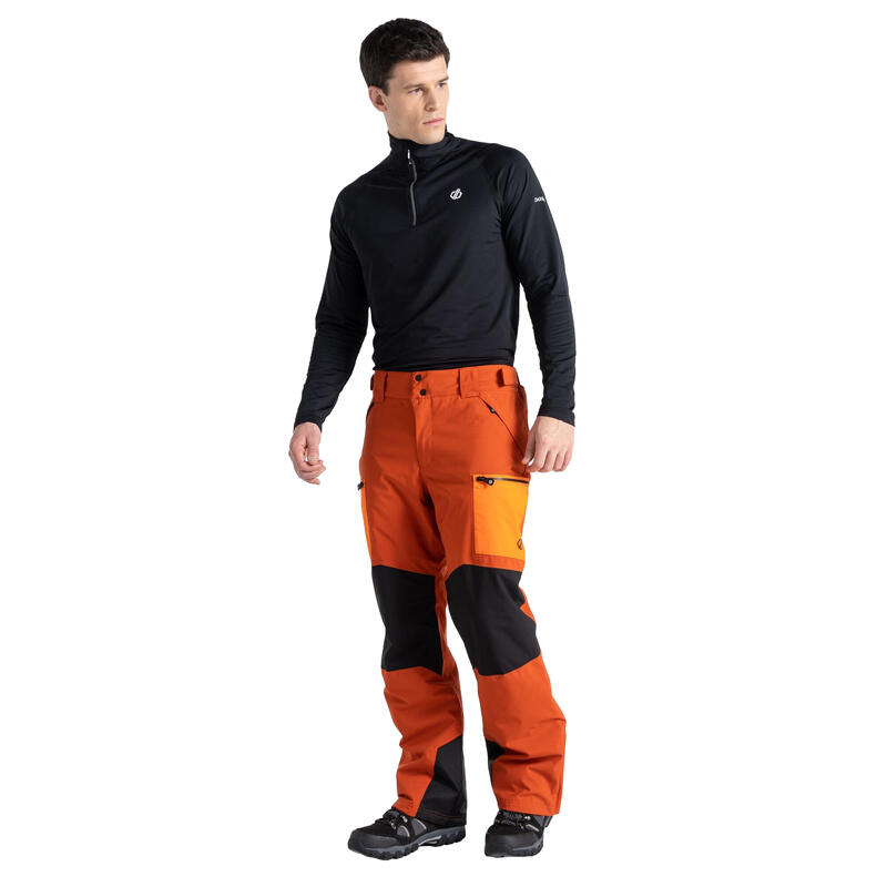 Pantalon de ski BASEPLATE Homme (Marron / Orange)
