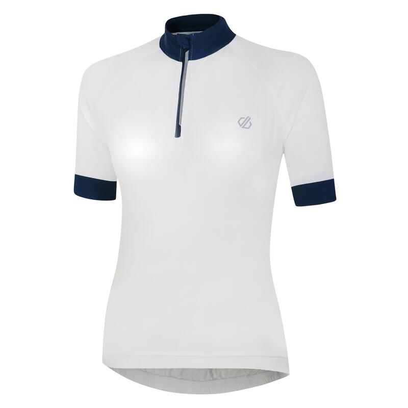 Maglia Donna Dare 2B Pedal Through It II Bianco