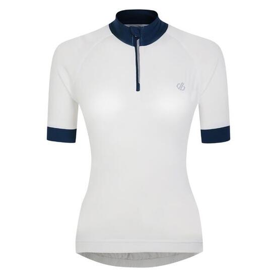 Maglia Donna Dare 2B Pedal Through It II Bianco
