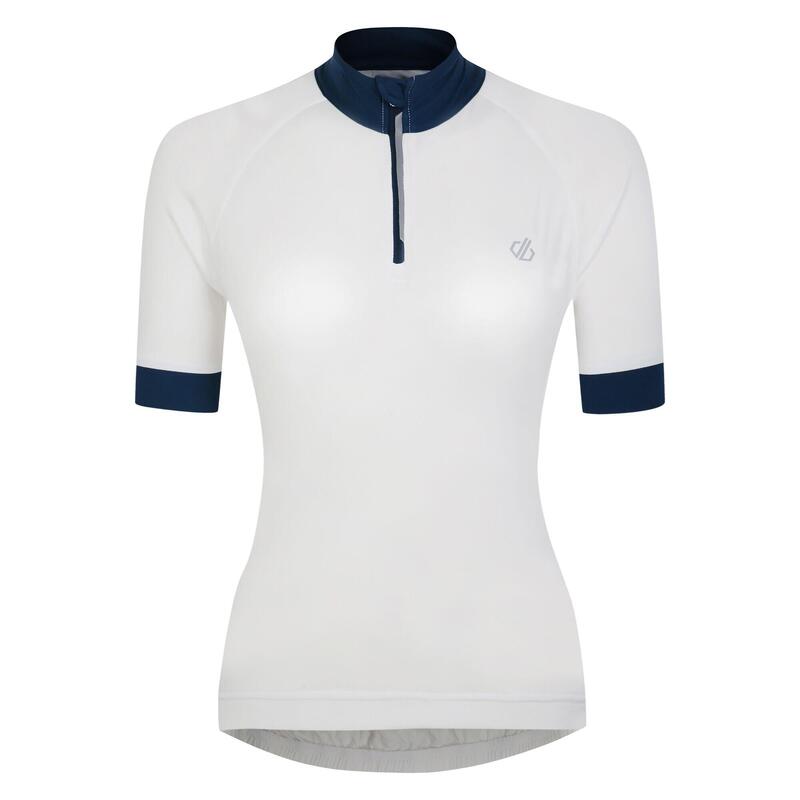 Maillot PEDAL THROUGH IT Femme (Blanc)