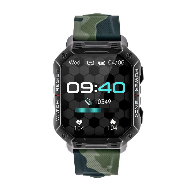 Smartwatch sportive Watchmark Ultra Verte