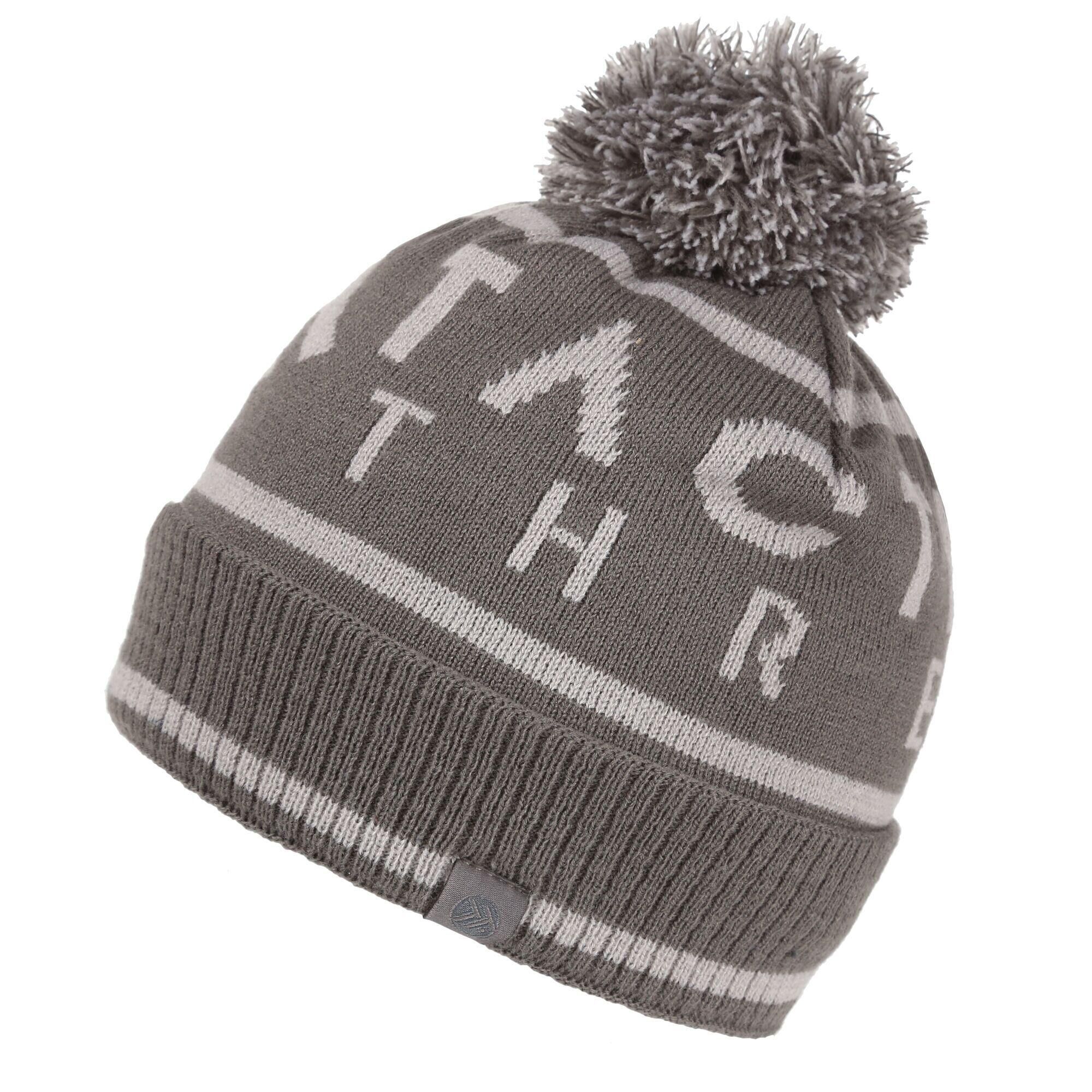 REGATTA Mens Tactical Bobble Beanie (Ash/Seal Grey)