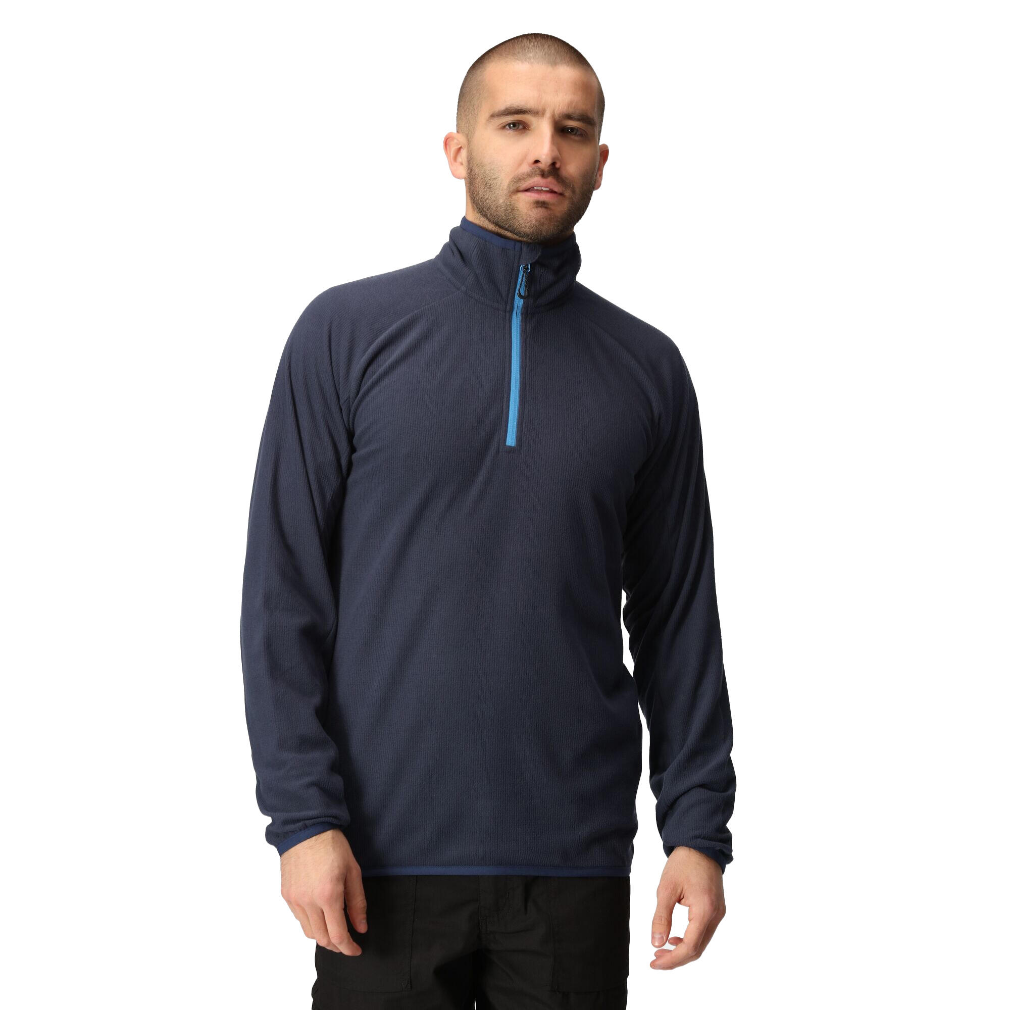 Haut Polaire Homme (Bleu Marine / Bleu) 3/5