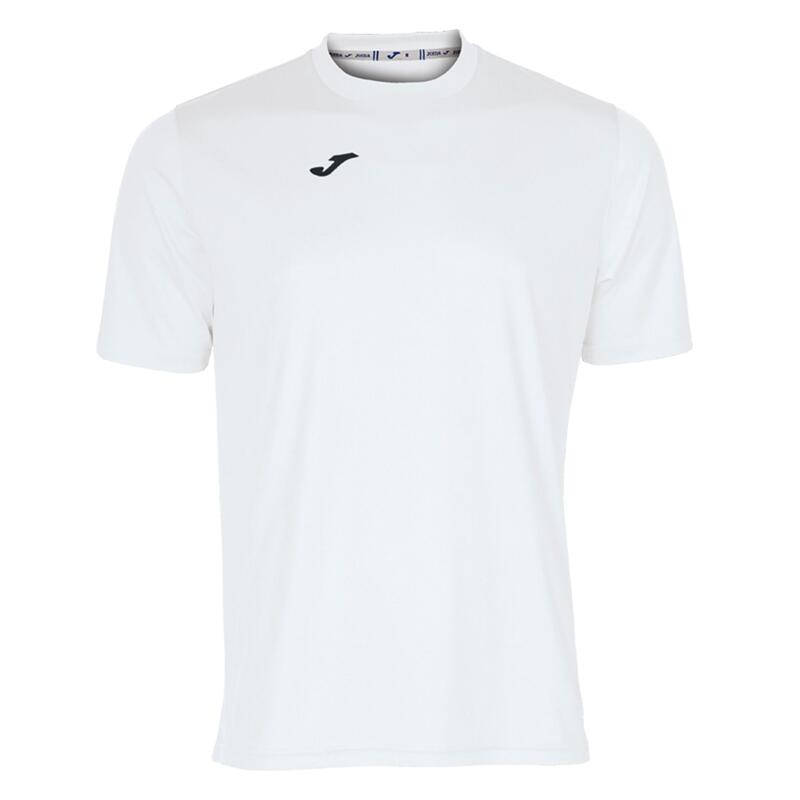 Camiseta Manga Corta Fútbol Niños Joma Combi Blanco